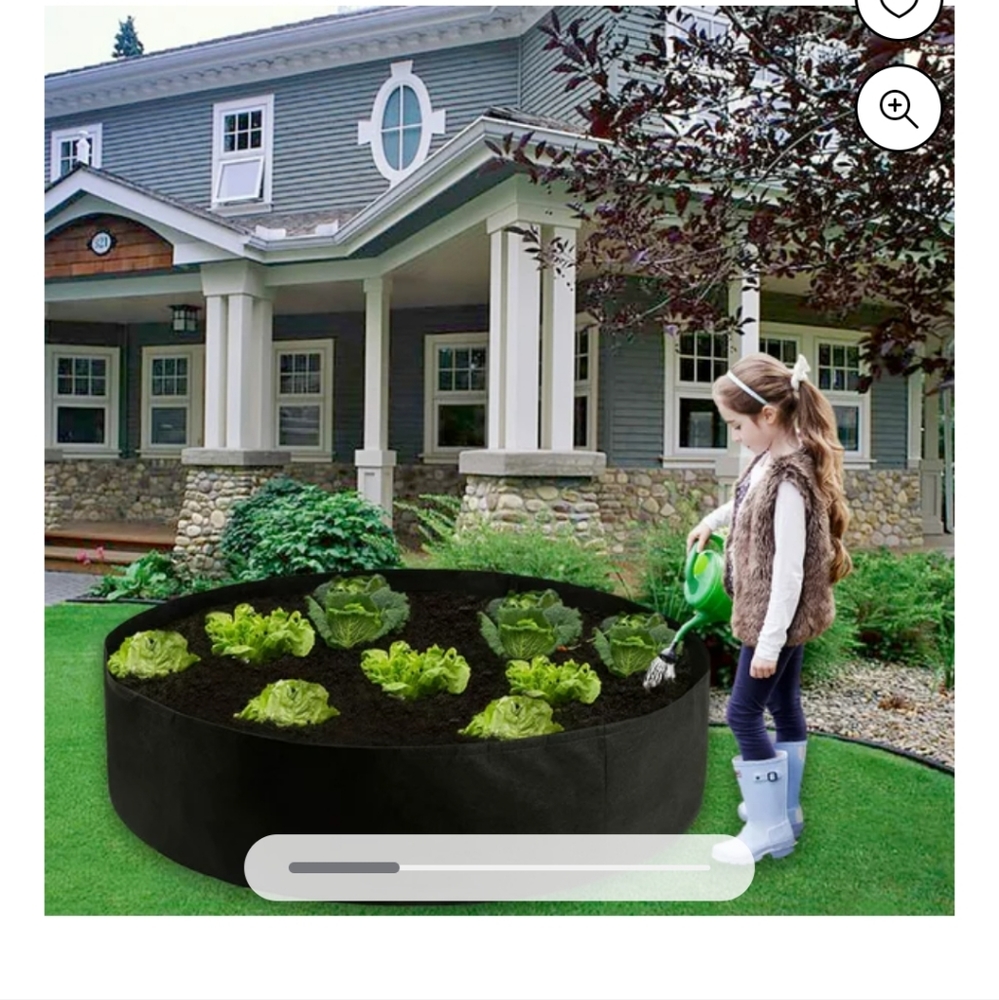 2 large black plant pouches
